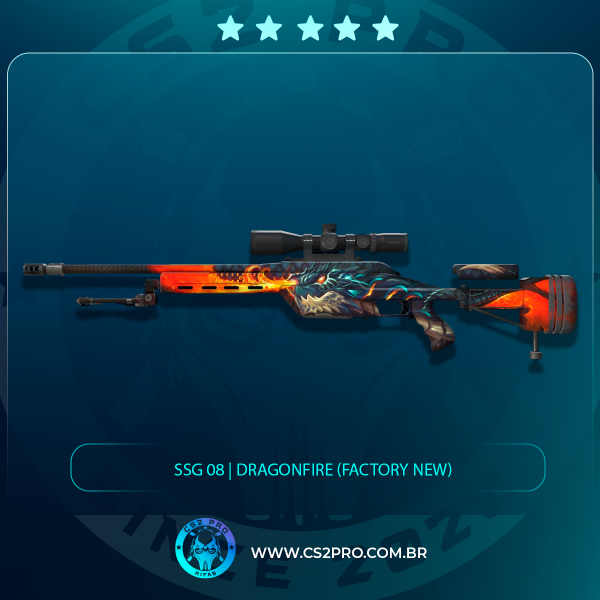 #2905 SSG 08 | Dragonfire